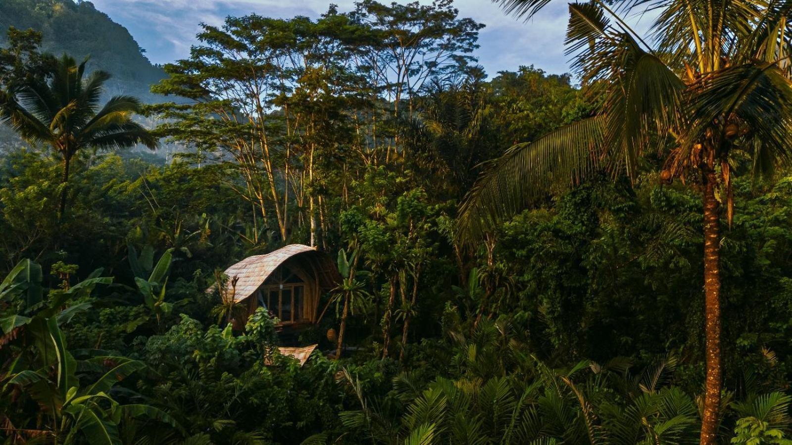 Arcada Bali Bamboo House Villa Sidemen  Exterior photo