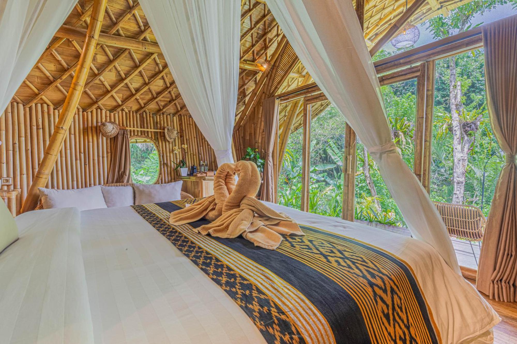 Arcada Bali Bamboo House Villa Sidemen  Exterior photo