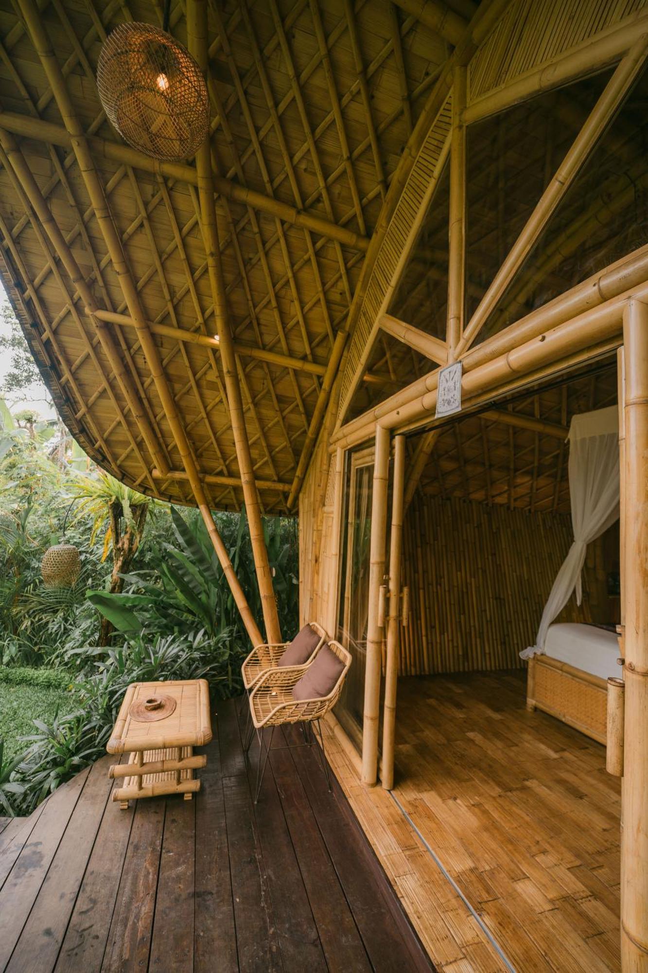 Arcada Bali Bamboo House Villa Sidemen  Exterior photo