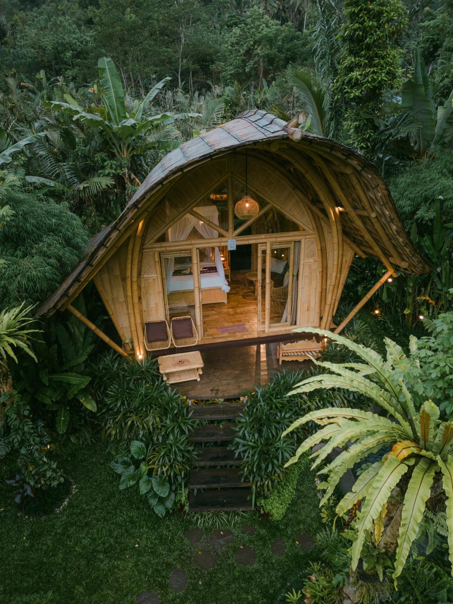 Arcada Bali Bamboo House Villa Sidemen  Exterior photo