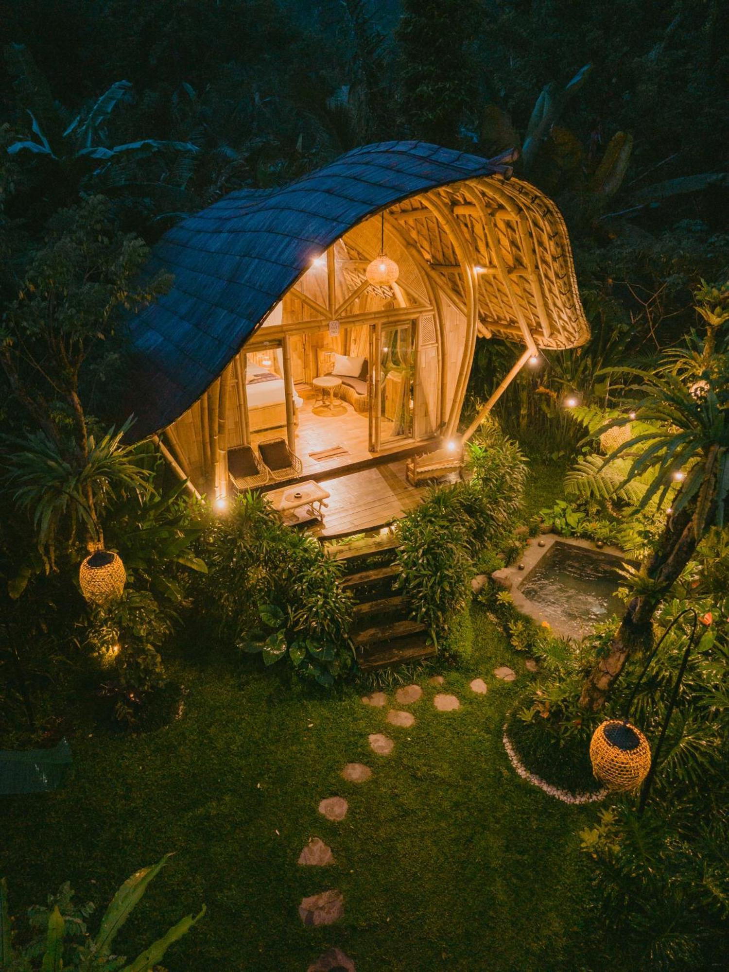 Arcada Bali Bamboo House Villa Sidemen  Exterior photo
