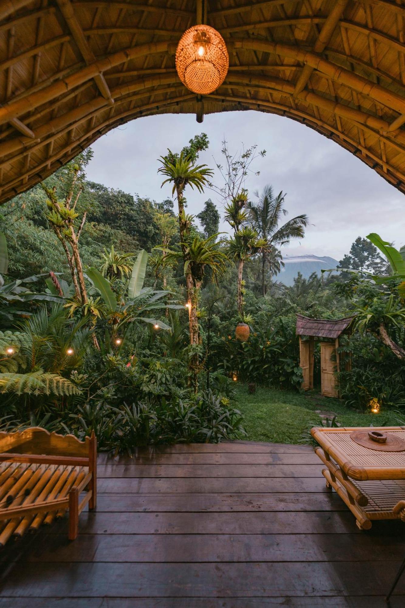 Arcada Bali Bamboo House Villa Sidemen  Exterior photo
