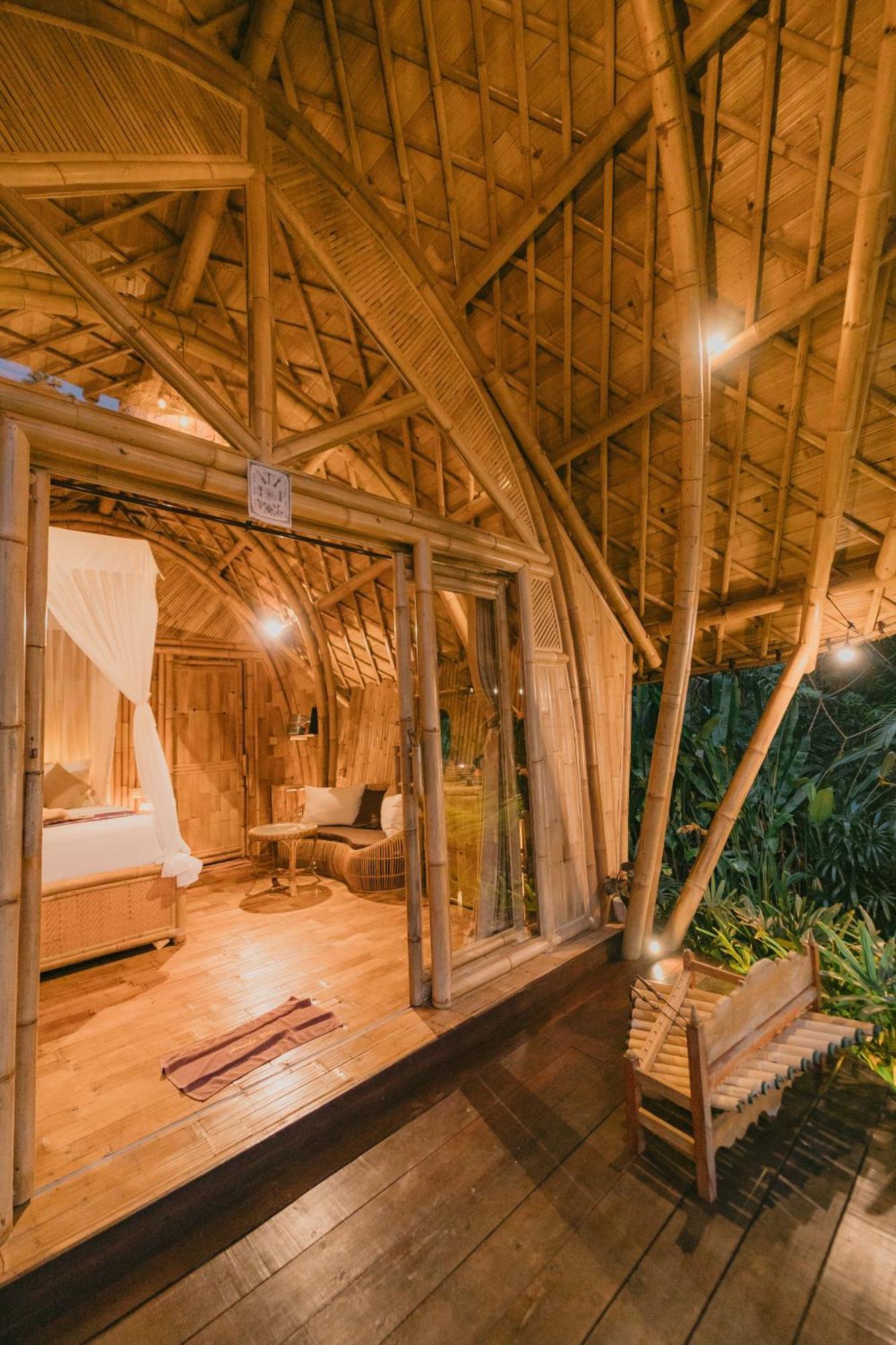 Arcada Bali Bamboo House Villa Sidemen  Exterior photo