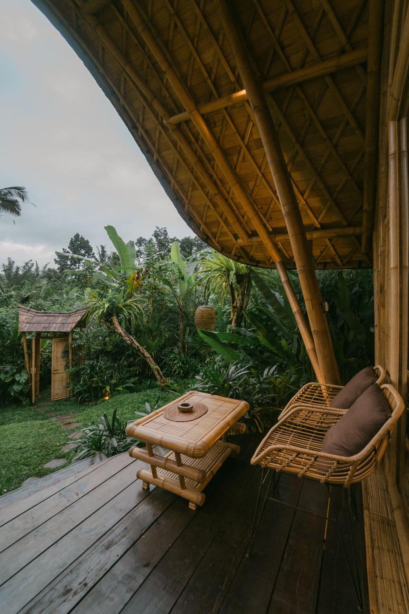 Arcada Bali Bamboo House Villa Sidemen  Exterior photo
