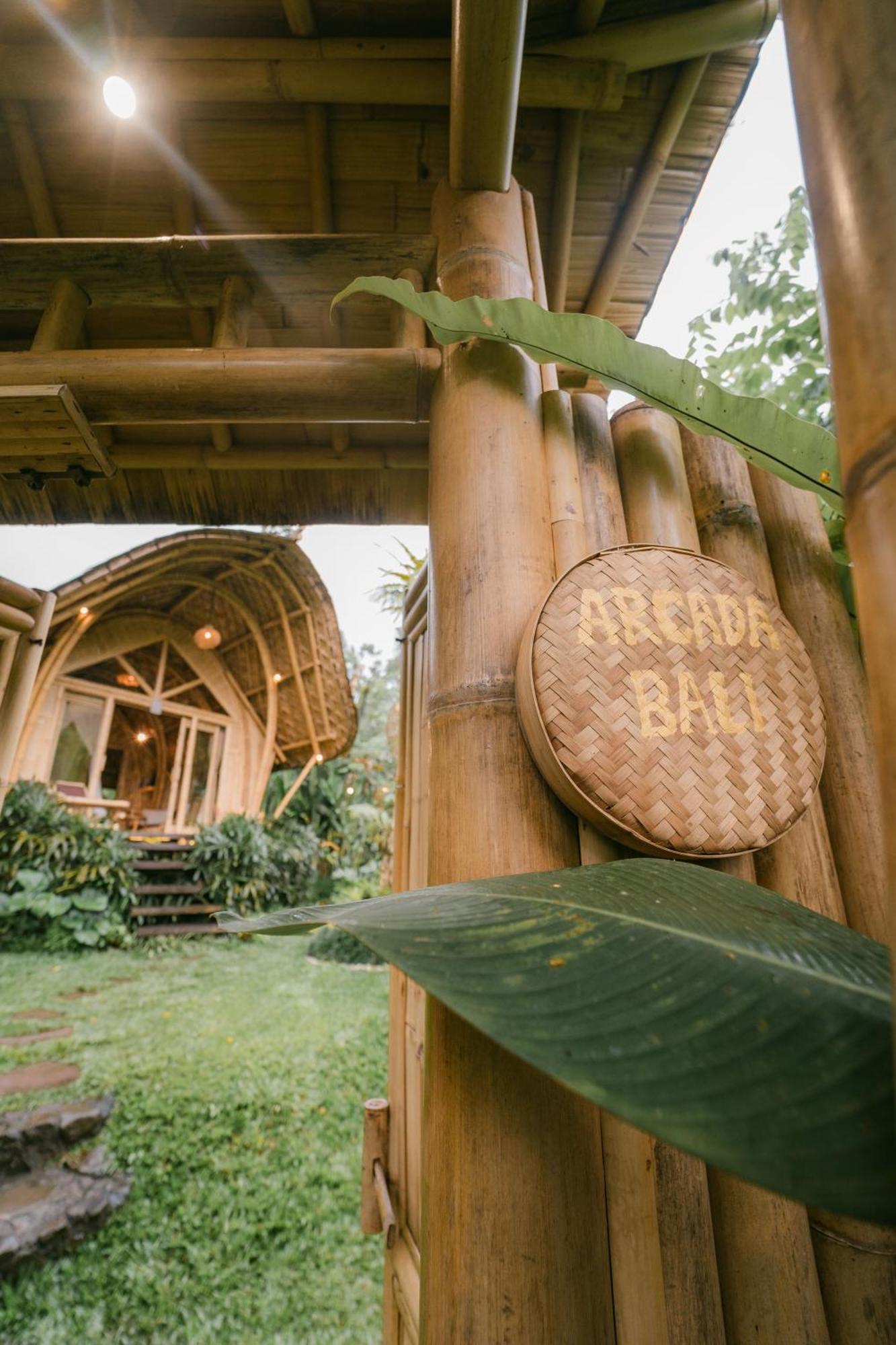 Arcada Bali Bamboo House Villa Sidemen  Exterior photo
