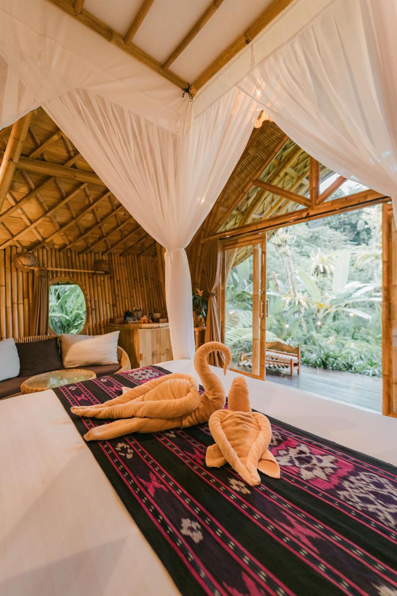 Arcada Bali Bamboo House Villa Sidemen  Exterior photo
