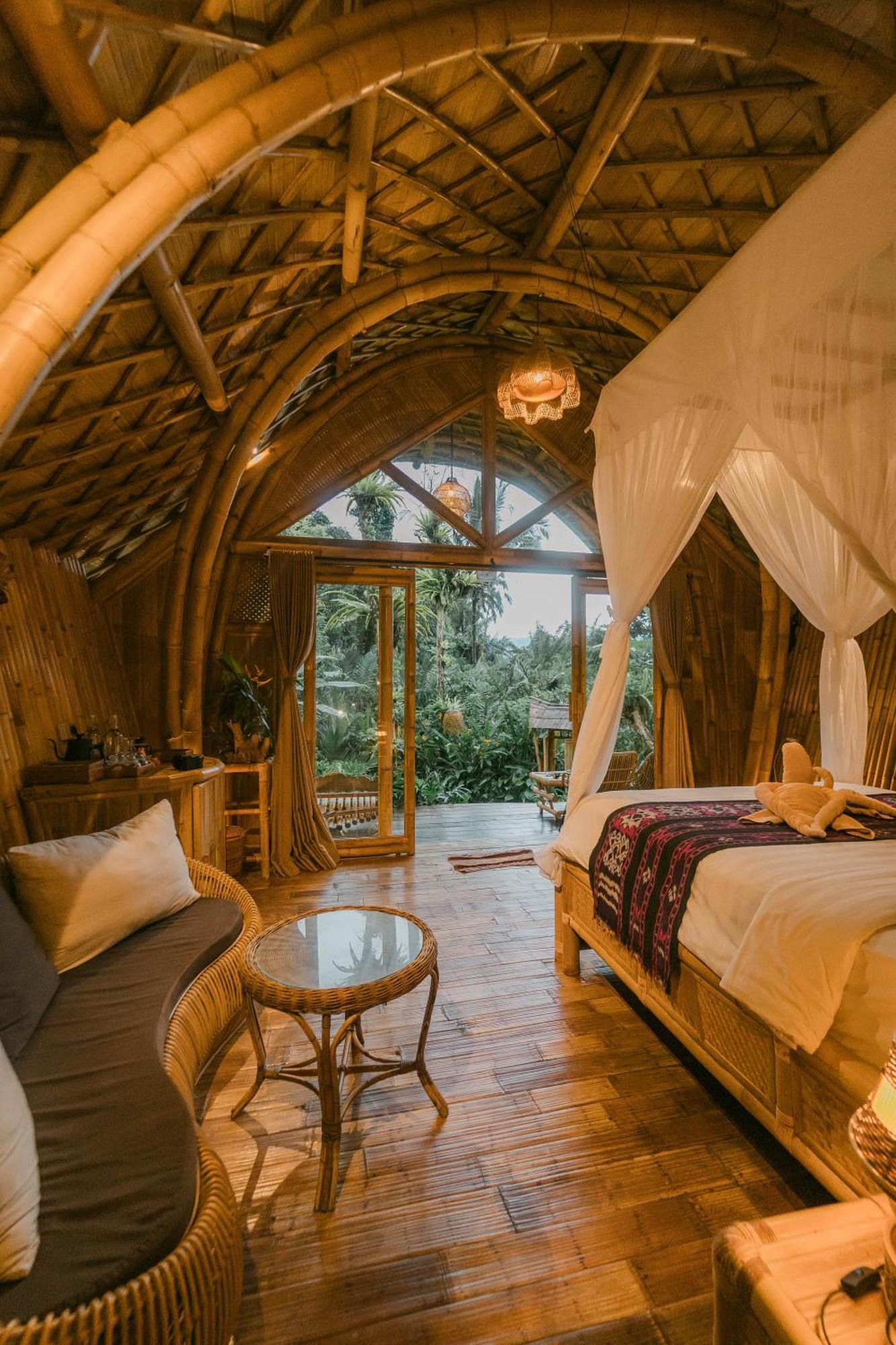 Arcada Bali Bamboo House Villa Sidemen  Exterior photo