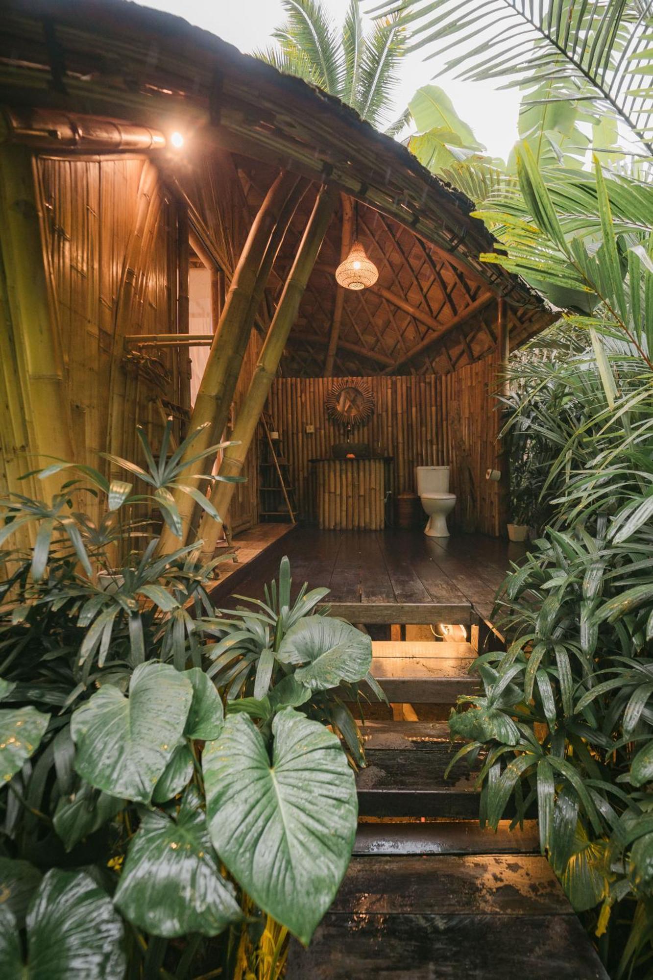 Arcada Bali Bamboo House Villa Sidemen  Exterior photo