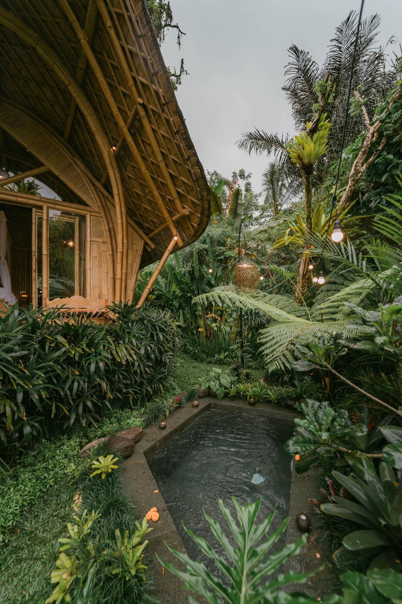 Arcada Bali Bamboo House Villa Sidemen  Exterior photo