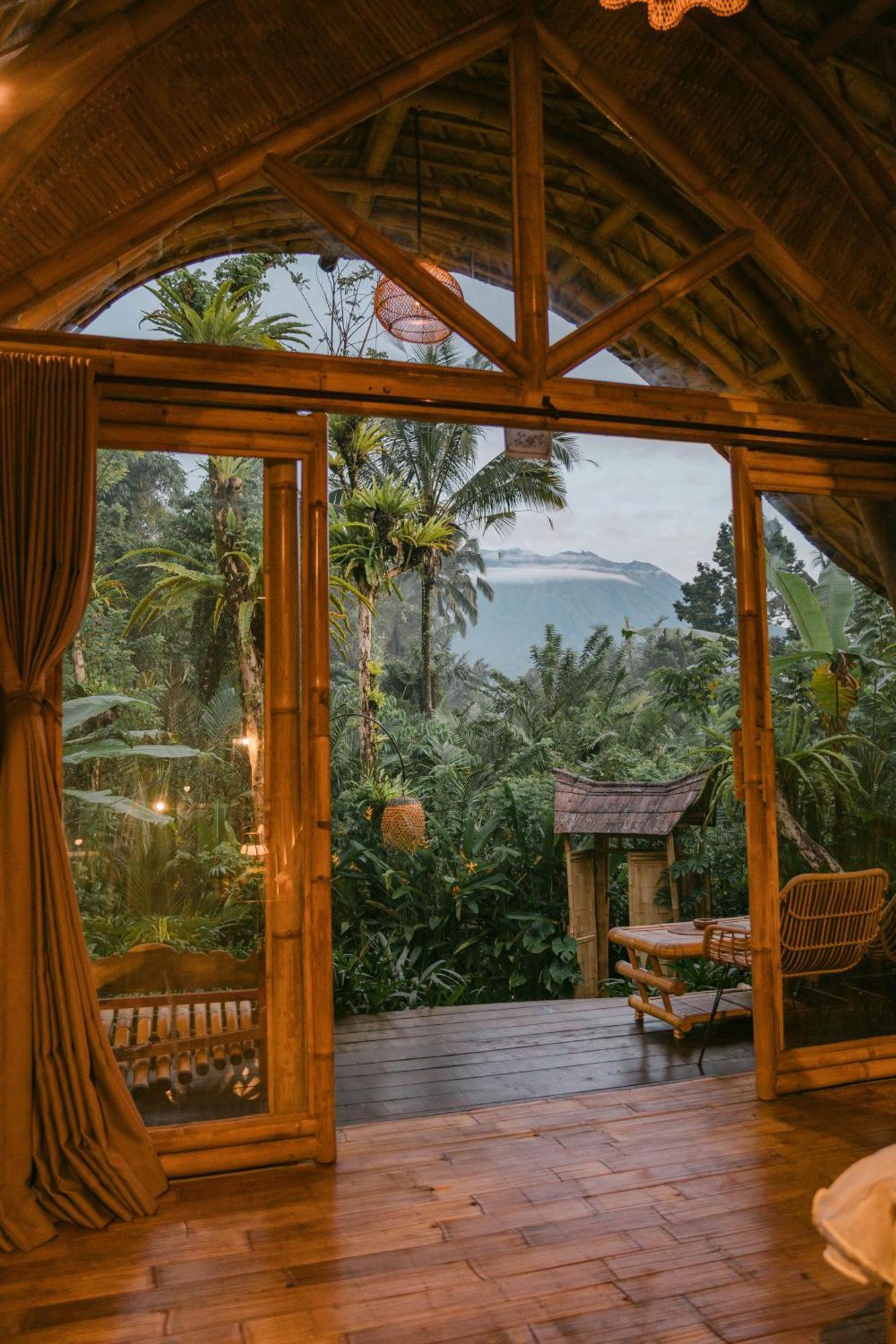 Arcada Bali Bamboo House Villa Sidemen  Exterior photo
