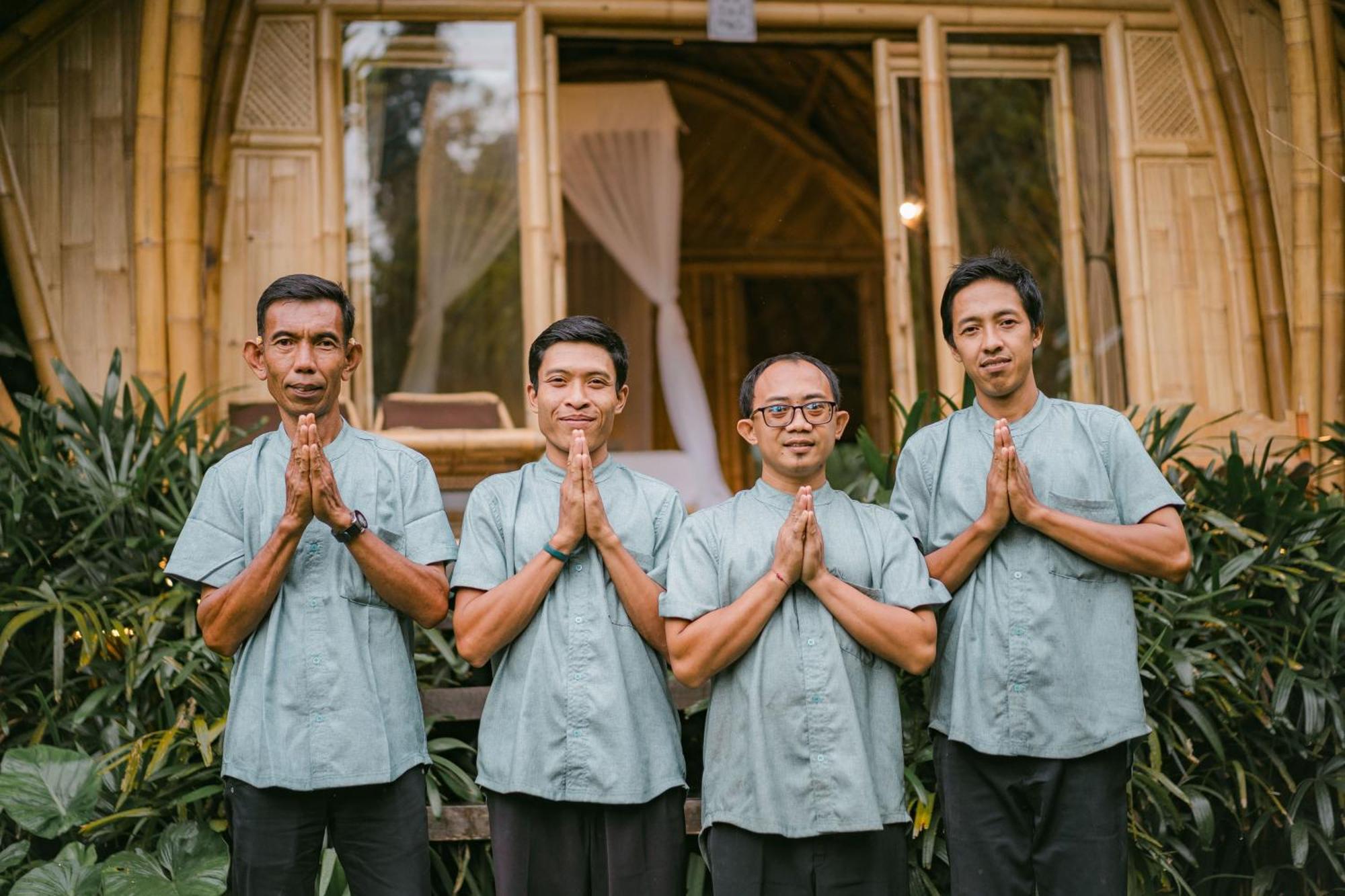 Arcada Bali Bamboo House Villa Sidemen  Exterior photo