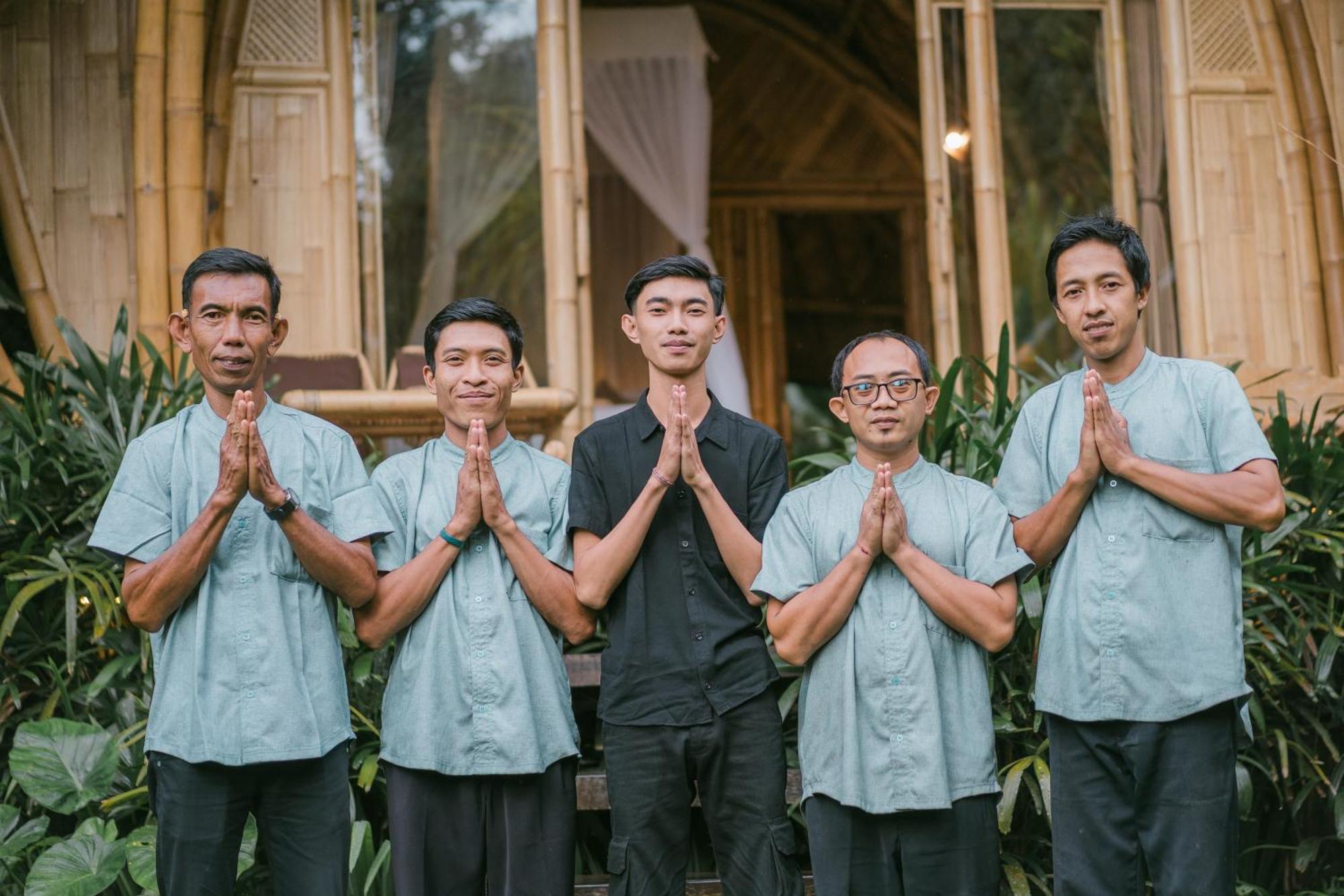 Arcada Bali Bamboo House Villa Sidemen  Exterior photo